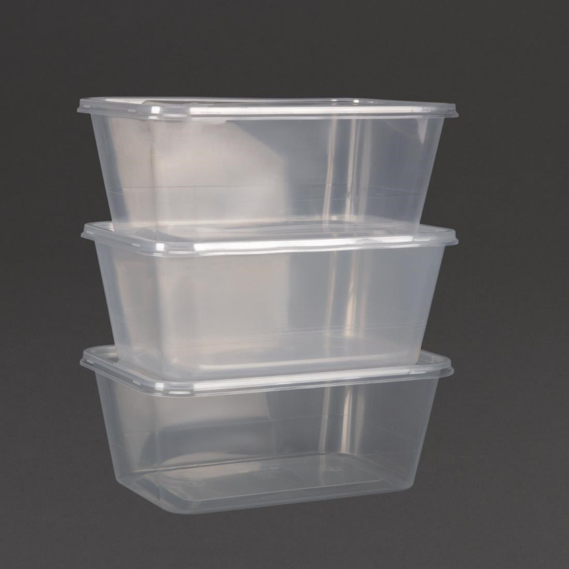 Kunststof container 1L voor magnetron - DM183 - Fiesta