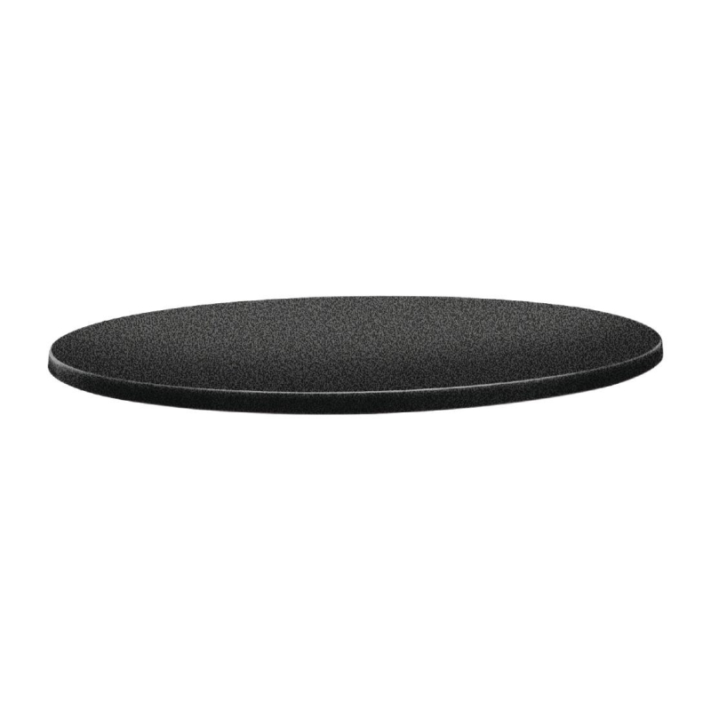 Rond tafelblad Topalit Classic Line 80cm antraciet