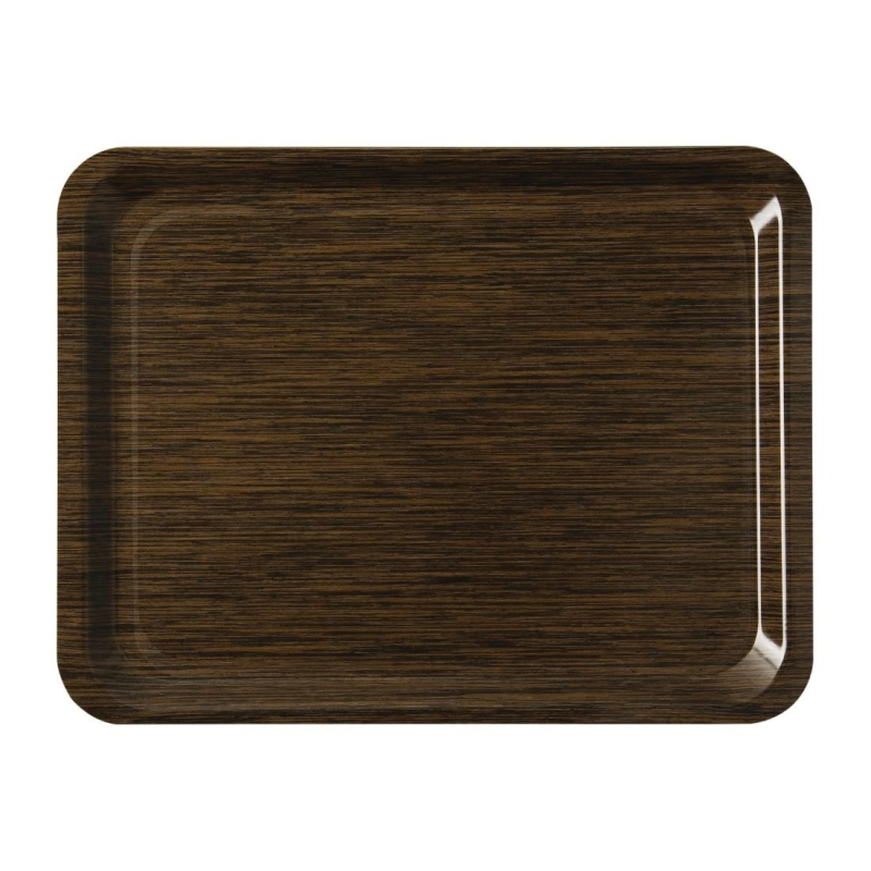 Melamine serveerblad Roltex, antislip weng&eacute;, 430x330mm - CR810 - Roltex