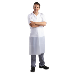Tablier bavette d&eacute;perlant...