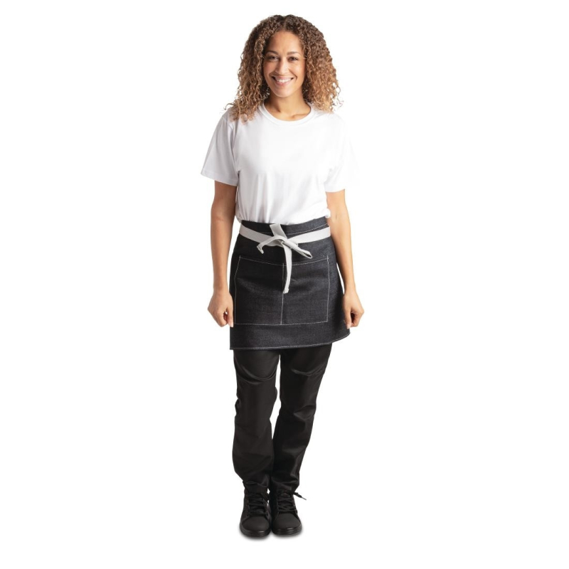 Tablier serveur court denim Southside 760mm - B995 - Southside