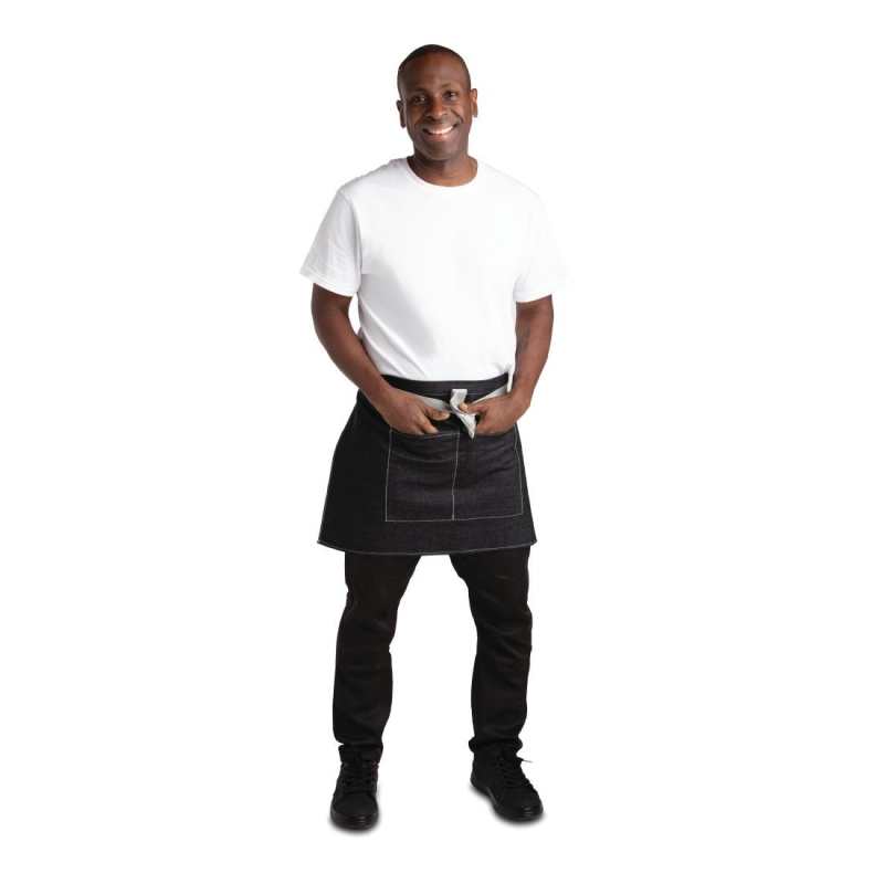 Tablier serveur court denim Southside 760mm - B995 - Southside