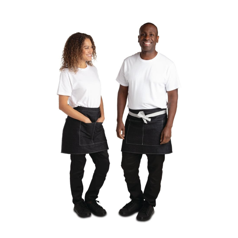 Tablier serveur court denim Southside 760mm - B995 - Southside