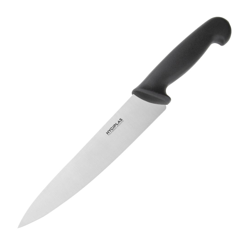 Couteau de cuisinier Hygiplas noir 215mm - Performance professionnelle - C265 - Hygiplas