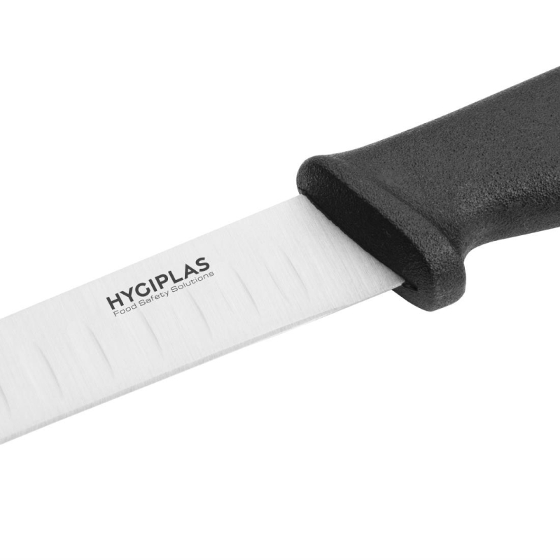 Couteau d'office alv&eacute;ol&eacute; 125mm - Qualit&eacute; professionnelle - C420 - Hygiplas