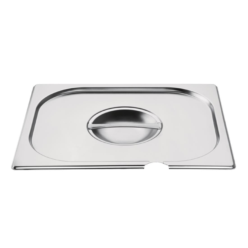 Couvercle inox GN1/2 avec encoche - Vogue - CB171