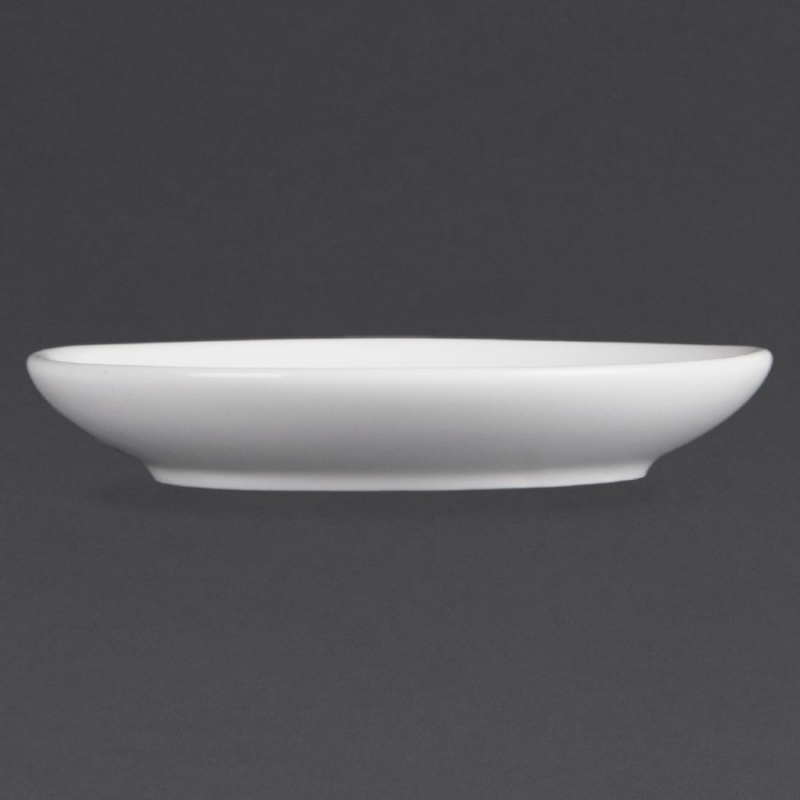 Soucoupes &agrave; Espresso Blanches 85ml - CB465 - Olympia