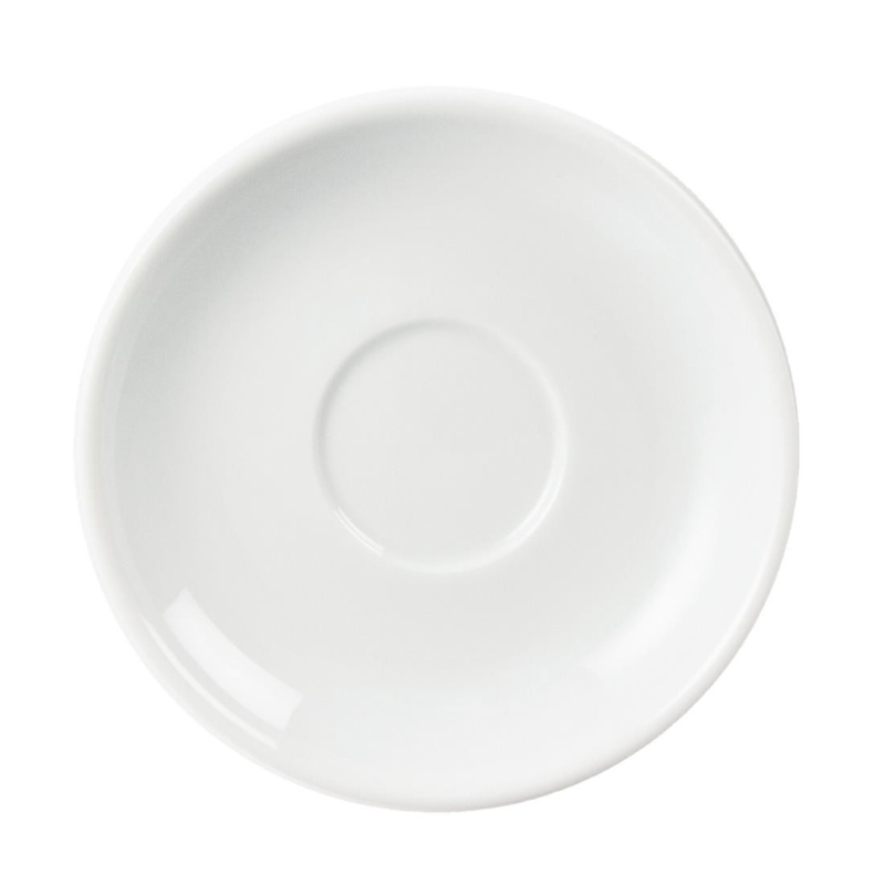 Soucoupes &agrave; Espresso Blanches 85ml - CB465 - Olympia