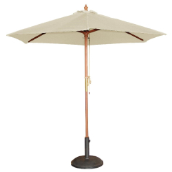 Parasol rond Bolero &eacute;cru...