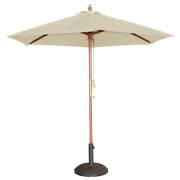 Ronde ecru parasol 3m - Bolero - CB516