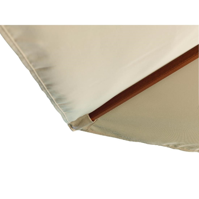 Parasol rond &eacute;cru 3m - Bolero - CB516