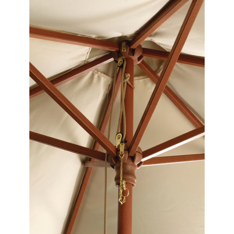 Ronde ecru parasol 3m - Bolero - CB516
