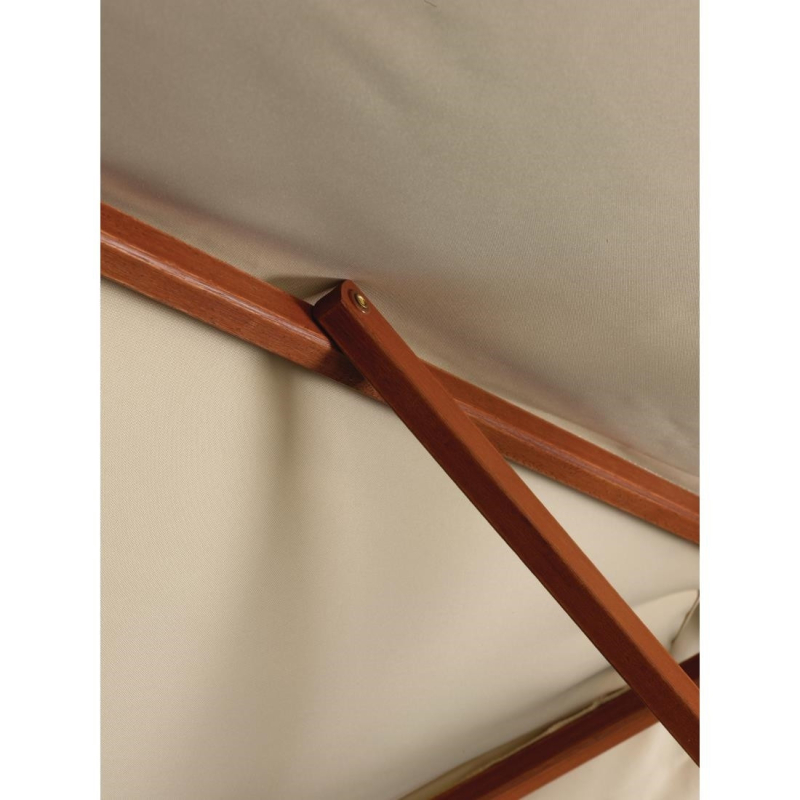 Parasol rond &eacute;cru 3m - Bolero - CB516