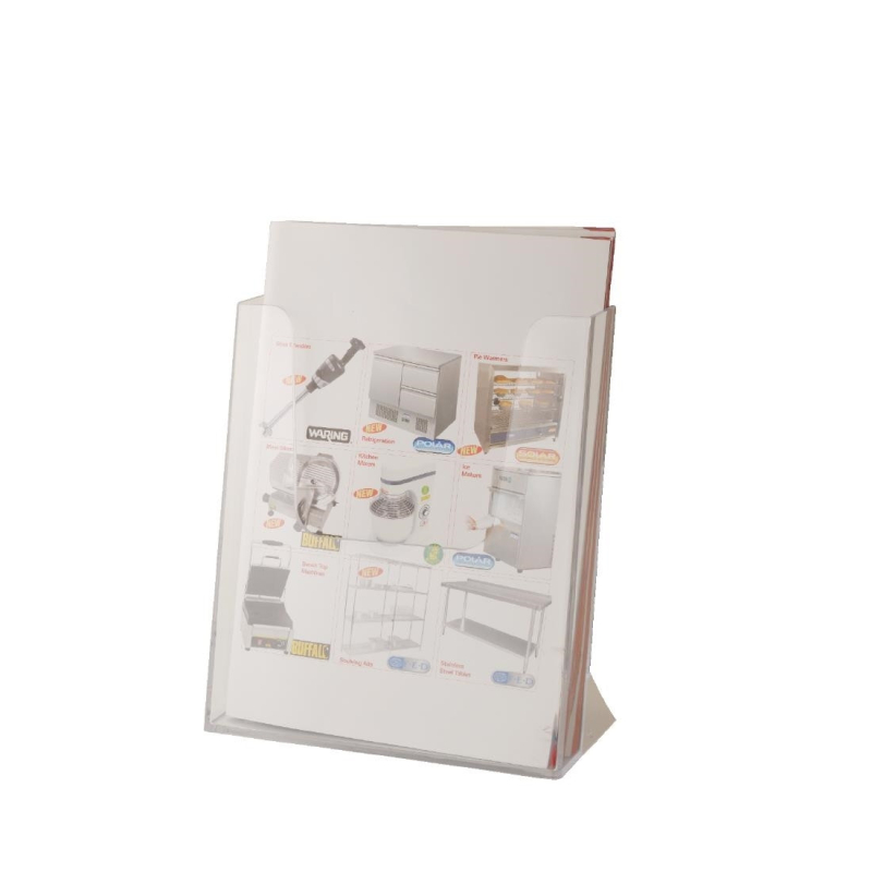 Pr&eacute;sentoir porte-brochures A4 - Capacit&eacute; 35 brochures - CB590 - Materiel Horeca