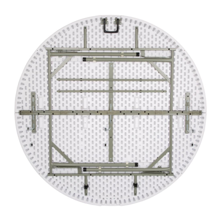 Ronde klaptafel wit 1530 mm - Bolero - CC506