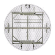 Ronde klaptafel wit 1530 mm - Bolero - CC506