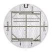 Ronde klaptafel wit 1530 mm - Bolero - CC506