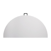 Ronde klaptafel wit 1530 mm - Bolero - CC506