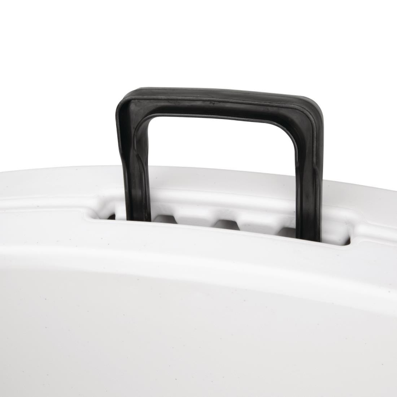 Table ronde pliable au centre blanche 1530 mm - Bolero - CC506