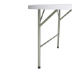 Table ronde pliable au centre blanche 1530 mm - Bolero - CC506
