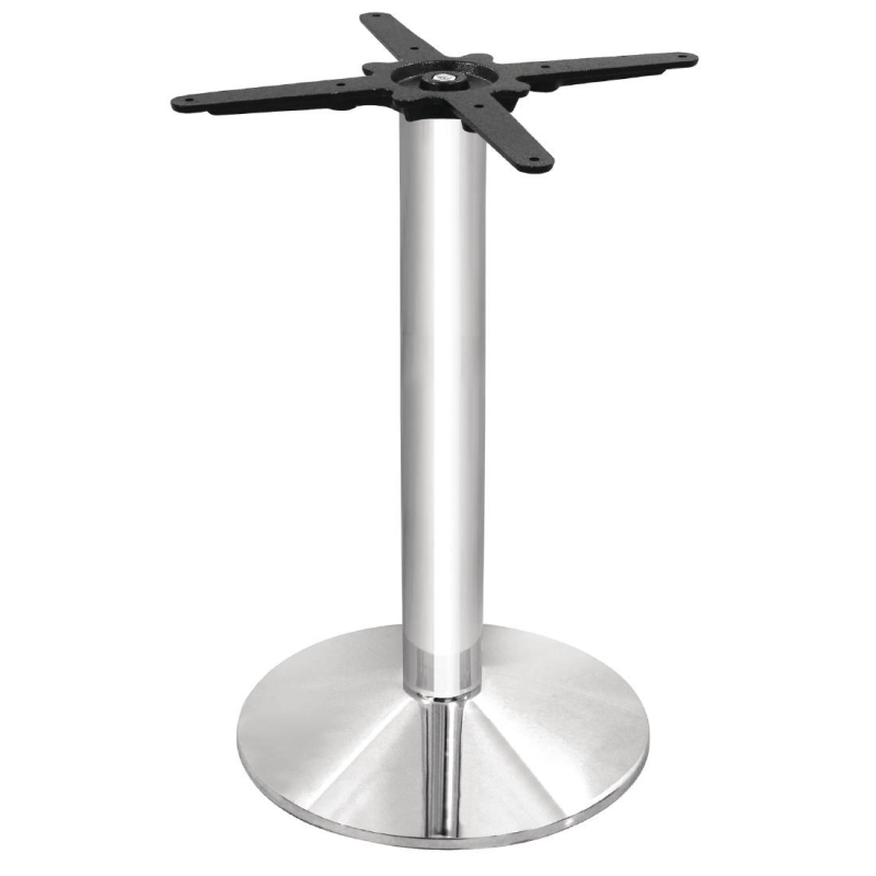 Tafelstandaard rond verchroomd Bolero - Gastronoble - CD214