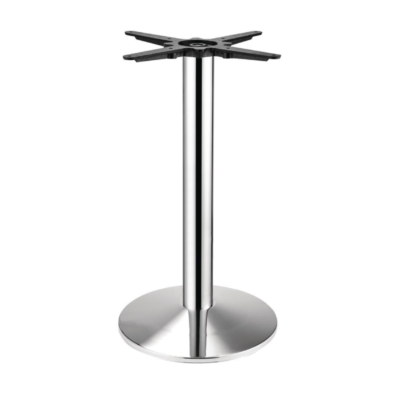 Tafelstandaard rond verchroomd Bolero - Gastronoble - CD214