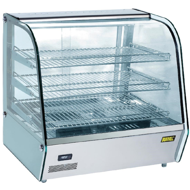 Verwarmde vitrine Buffalo 120L - Verhoog de temperatuur van uw bereidingen - CD231 - Buffalo