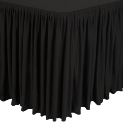 Jupe de table fronc&eacute;e avec...