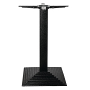 Pied de table carr&eacute; effet escalier en fonte - Bolero - CE153