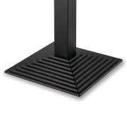 Pied de table carr&eacute; effet escalier en fonte - Bolero - CE153