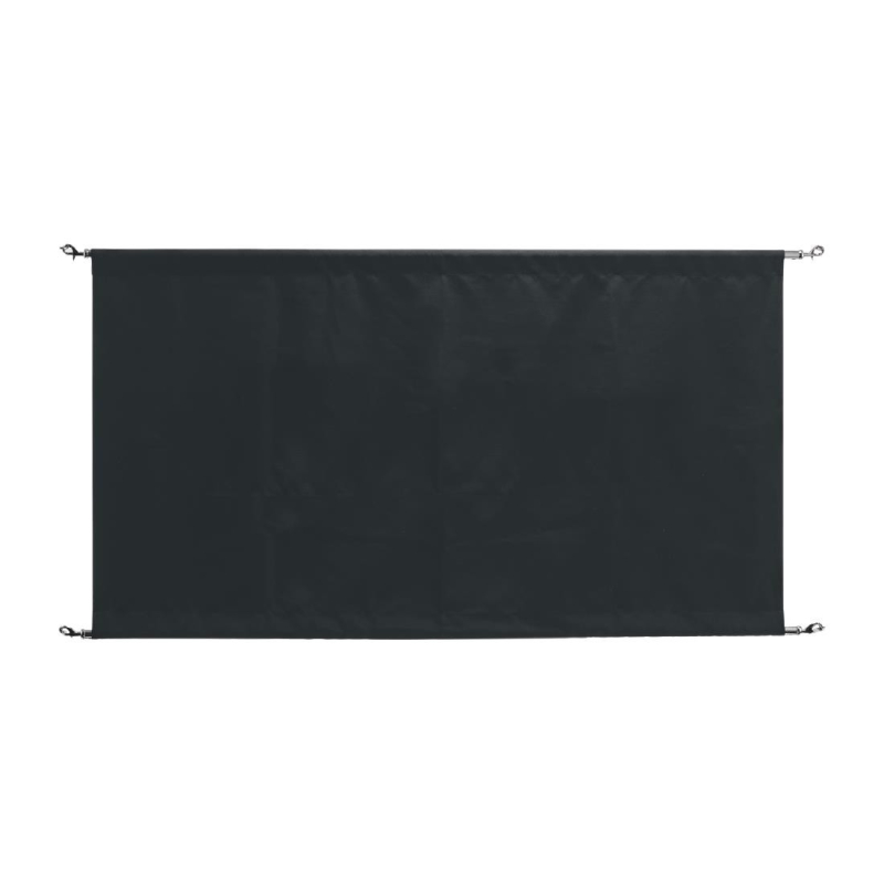 Stoffen barri&egrave;re Bolero zwart - 70x143x2 cm - CF137 - Bolero