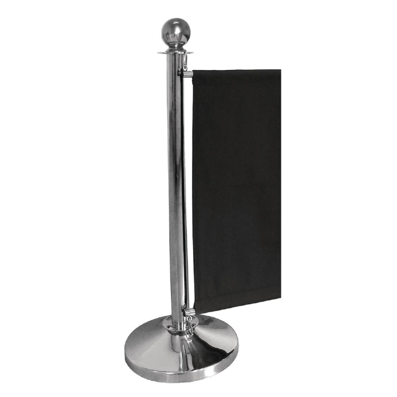 Stoffen barri&egrave;re Bolero zwart - 70x143x2 cm - CF137 - Bolero