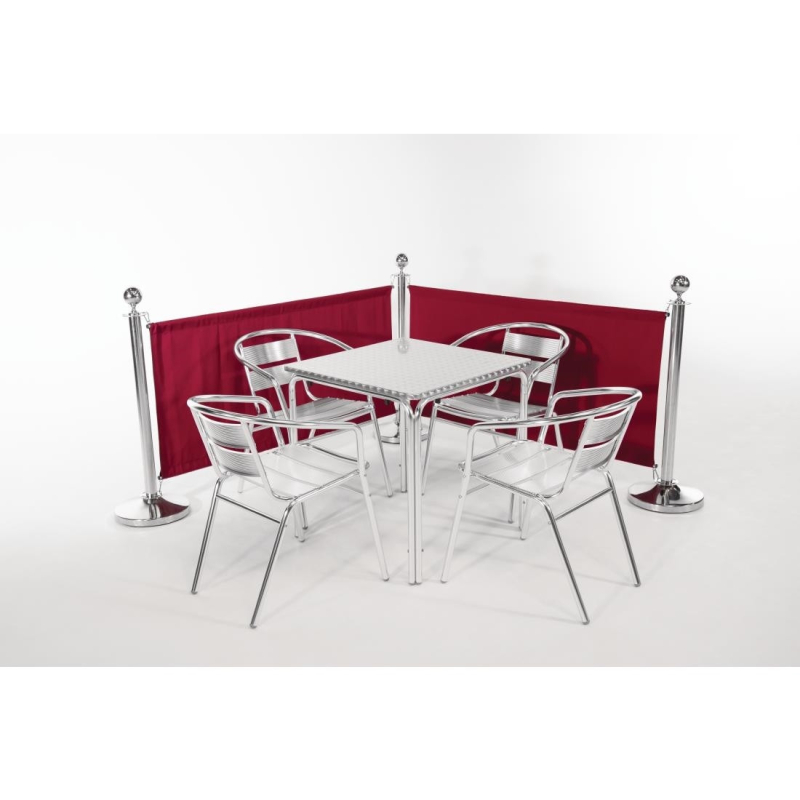 Stoffen barri&egrave;re Bolero rood - 70cm x 143cm - CF138 - Bolero