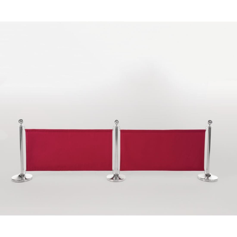 Barrière En Toile Bolero Noire 70(H) X 143(l) Cm - Tissu Ignifuge BS5852, Accessoires Inclus - CF137