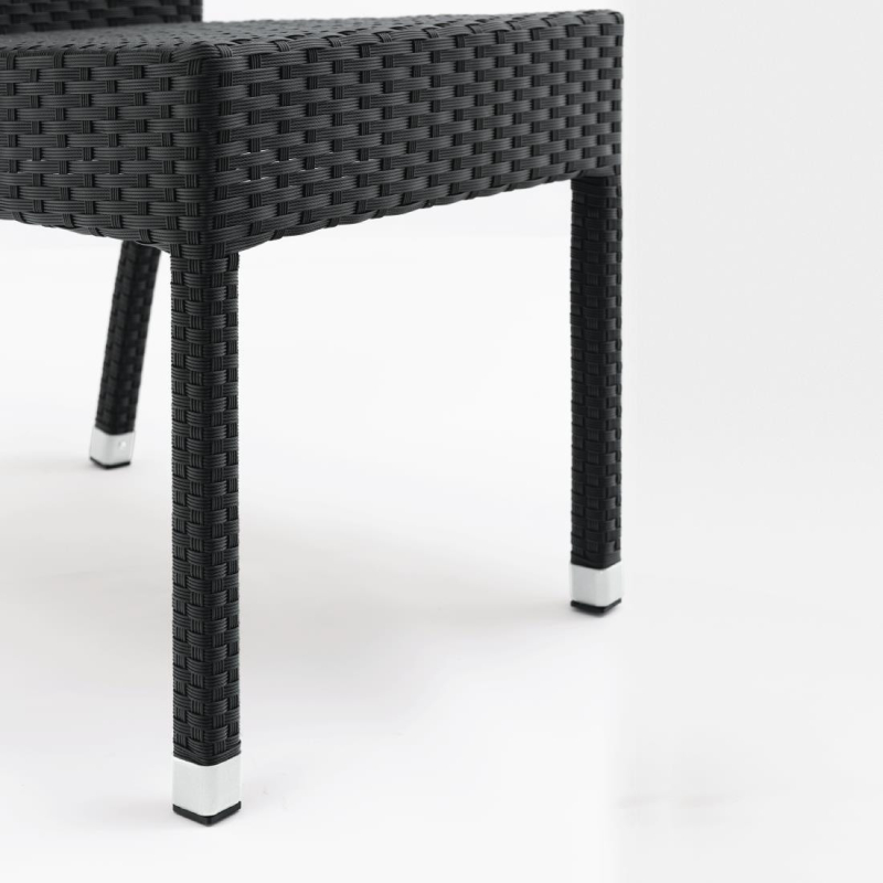 Chaises en rotin PE Bolero anthracite - Confort et Design - CF159 - Bolero
