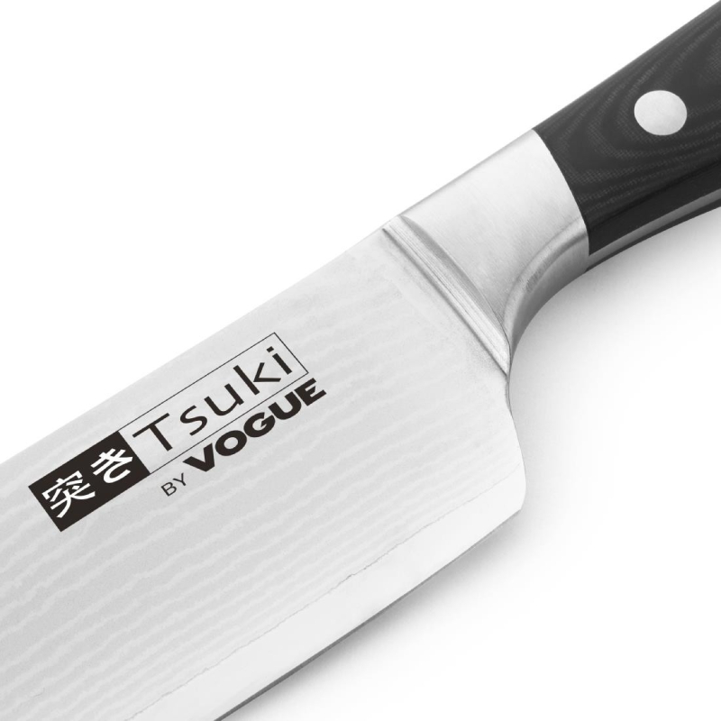 Couteau santoku japonais Tsuki 180mm - Haute Qualit&eacute; - CF844 - Vogue
