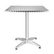Table bistro carr&eacute;e acier inoxydable 700 mm - Bolero - CG834