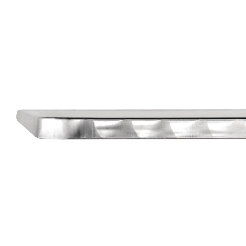 Table bistro carr&eacute;e acier inoxydable 700 mm - Bolero - CG834