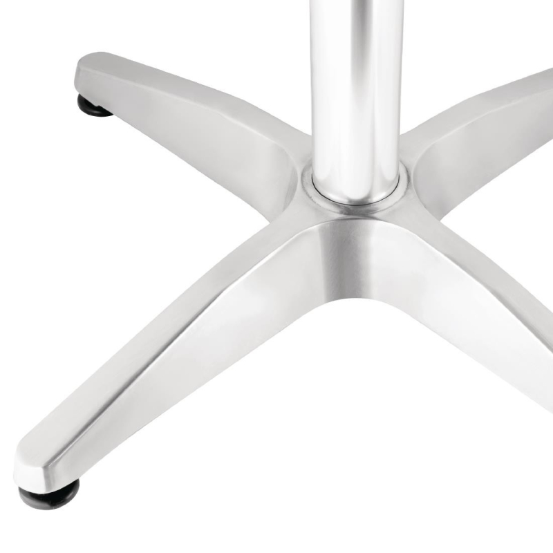Table bistro carr&eacute;e acier inoxydable 700 mm - Bolero - CG834