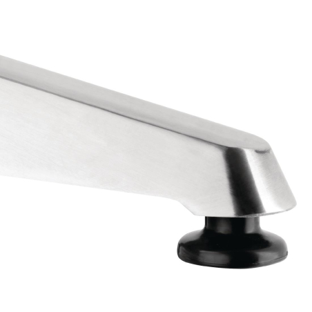 Table bistro carr&eacute;e acier inoxydable 700 mm - Bolero - CG834