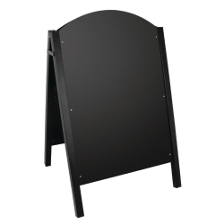 Zwart stoepbord metalen...