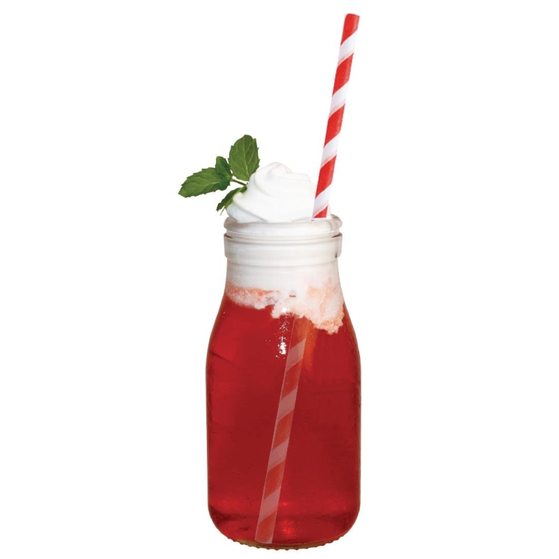 Olympia glazen mini melkfles 200ml x12