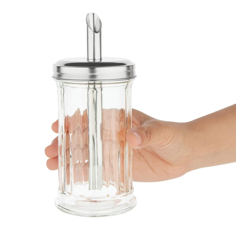 Sucrier doseur r&eacute;tro avec bec 19mm - CN679 - Olympia