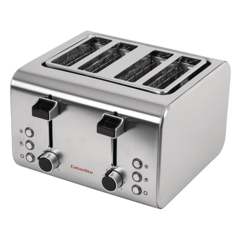 Grille-pain Inox Caterlite 4 Tranches - CP929 - Caterlite