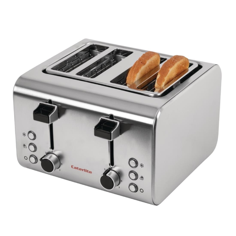 Grille-pain Inox Caterlite 4 Tranches - CP929 - Caterlite