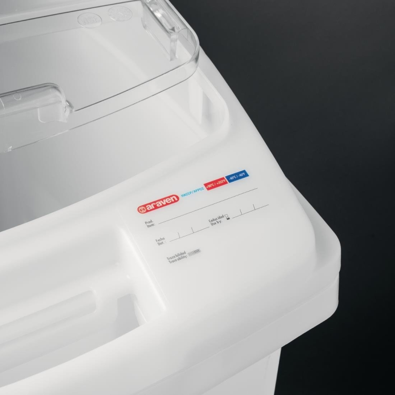 Araven 100L transparante ingredi&euml;ntendoos
