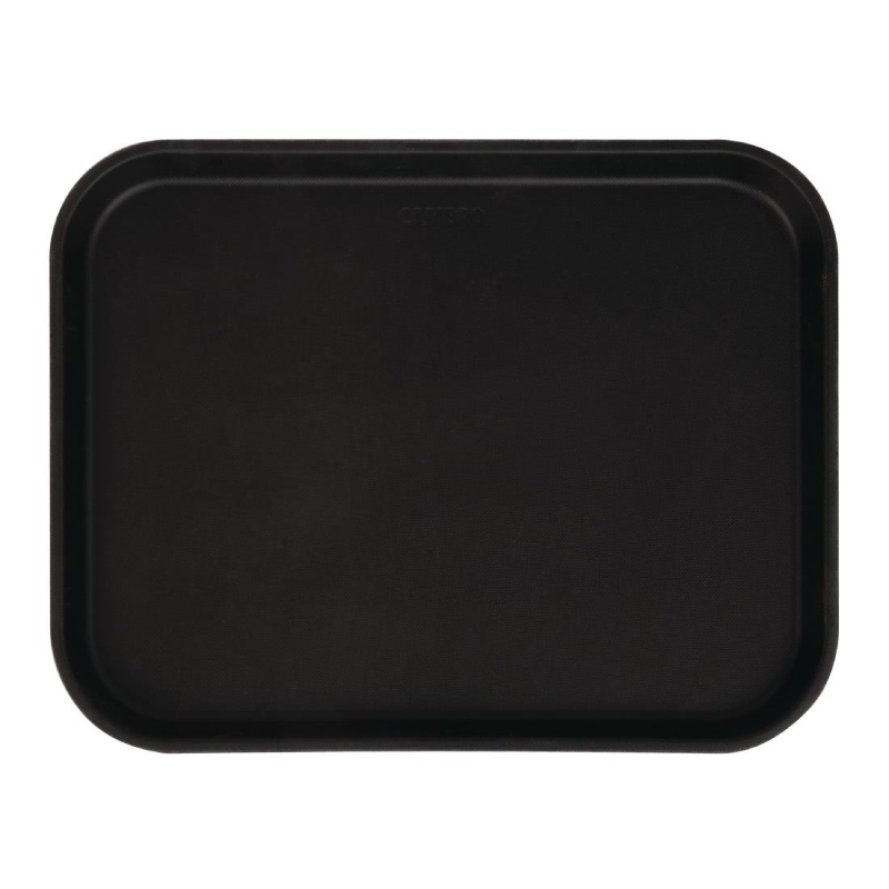 Rechthoekige anti-slip glasvezelplaat Camtread Cambro zwart 45,7 cm