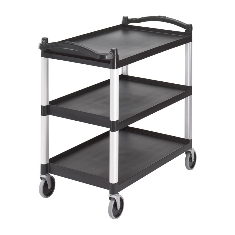 Grand chariot utilitaire noir Cambro - CT400 - Cambro