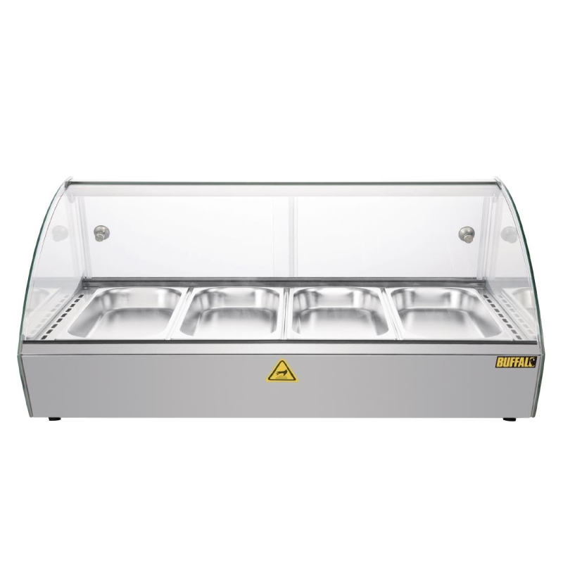 Warmhoudvitrine voor op tafel Buffalo 80 cm - Capaciteit 4 GN - CW147 - Buffalo