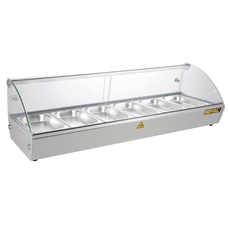 Verwarmde vitrinekast 120 cm - Buffalo - CW148